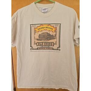 Vintage Sierra Nevada Brewing Co Old Chico Crystal Wheat Shirt Mens Size M